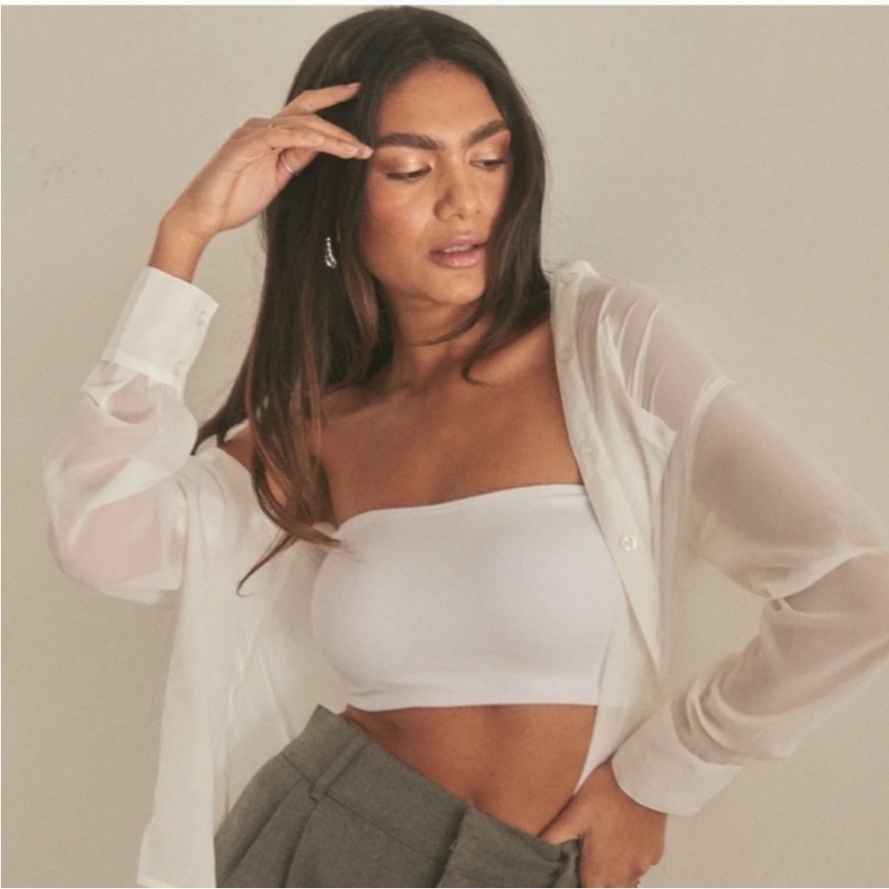 Klassy Network Women’s Tube Top Sz XS White